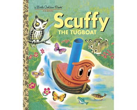 Penguin Random House® Scuffy the Tugboat and His Adventures Down the River (A Little Golden Book)