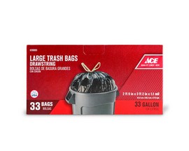 Ace® Drawstring Trash Bag - 33 gal.
