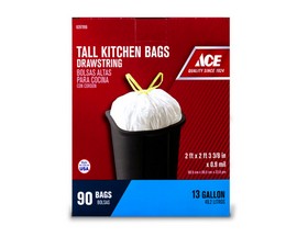 Ace® Drawstring Kitchen Trash Bag - 13 gal