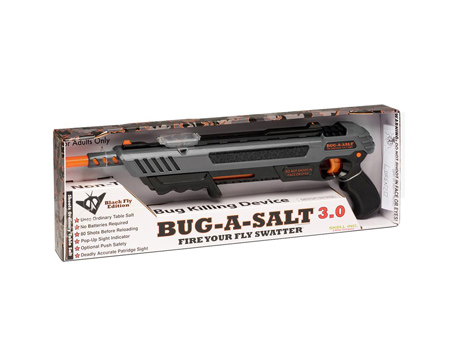 Bug-A-Salt® 3.0 Fly-Swatter Salt Gun - Gray