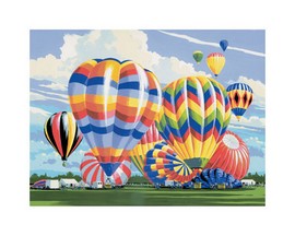 Royal & Langnickel Large Painting by Number Adult Kit - Ballooning