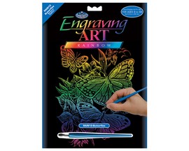 Royal & Langnickel Rainbow Foil Engraving Art Kit- Butterflies