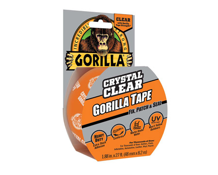 Gorilla® Crystal Clear Tape - 9 yd.