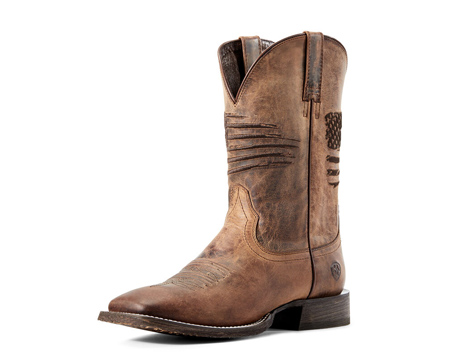 Ariat® Men's Circuit Patriot Western Boot - Weathered Tan