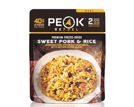Peak Refuel® Sweet Pork & Rice Freeze Dried Meal - 2 Servings