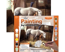 Royal & Langnickel Large Painting By Number Adult Kit - New Friends