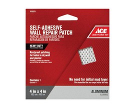 Ace White Aluminum Wall Patch - 4 x 4