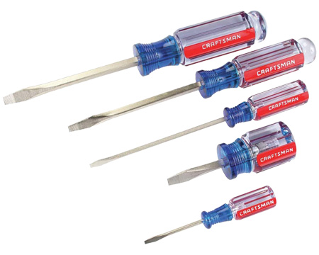 Craftsman® Slotted Screwdriver Set - 5 pieces